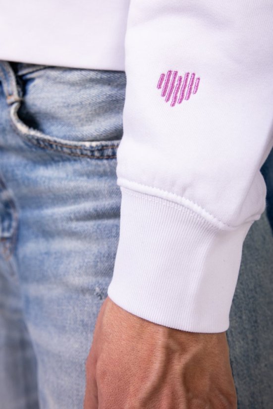“Feel” Women Croptop Hoodie - Colour: Pink, Size: S