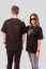 Unisex Oversize triko „Heart of Steel” - Barva: Černá, Velikost: L