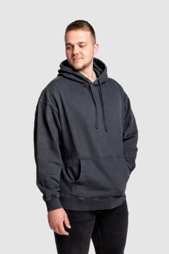 “Neon Flow” Oversize Hoodie - Colour: Grey, Size: M