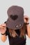 “Grey Heart” Snapback Cap - Colour: Grey, Variant: A
