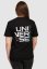 “Gravity” Unisex T-shirt - Colour: Black, Size: L