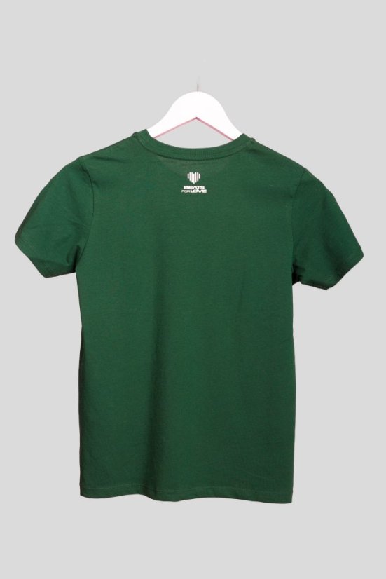 T-shirt for kiddos „Heart” - Colour: Blue, Size: 9 - 11 years