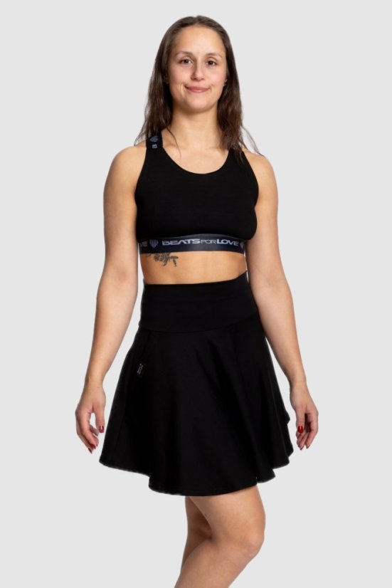 Sukně „Skirt the Beat“ - Barva: Černá, Velikost: M
