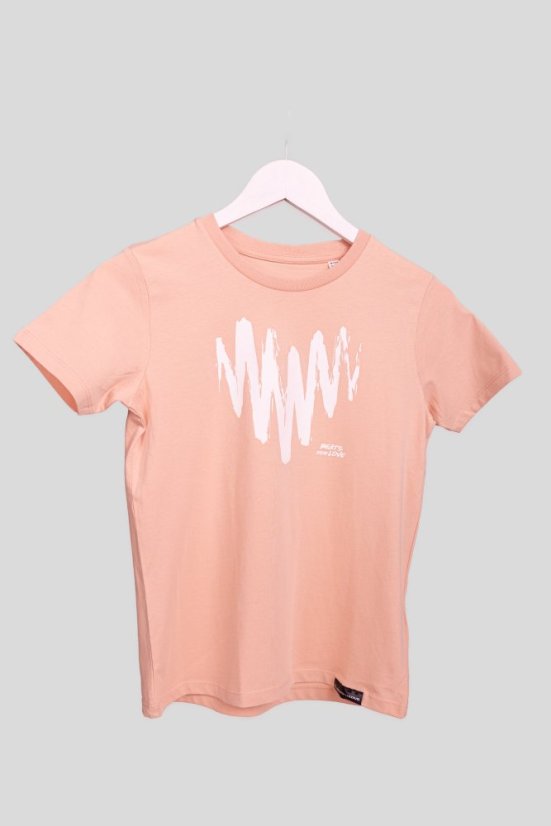 T-shirt for kiddos „Heart” - Colour: Blue, Size: 9 - 11 years