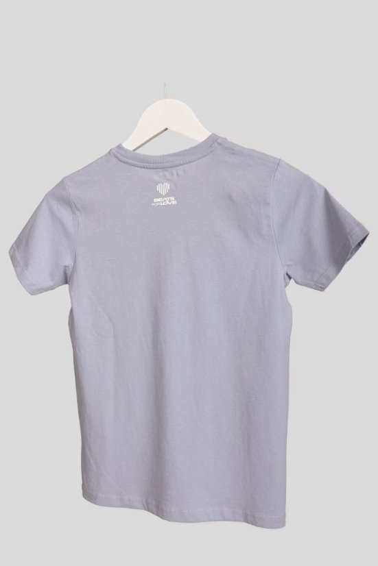 T-shirt for kiddos „Heart” - Colour: Blue, Size: 9 - 11 years