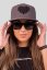 Snapback kšiltovka „Grey Heart”