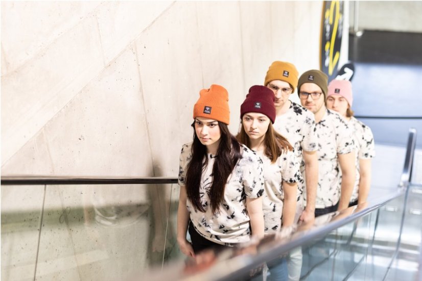 Knitted hat "Mad as a Beanie"