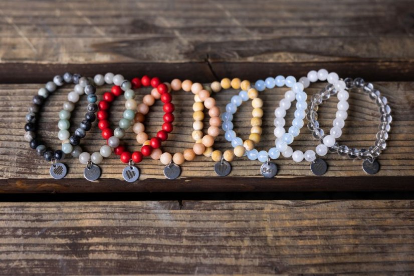 Mineral bracelet "Stylish AF" - Mineral: Nephrite