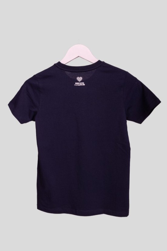 T-shirt for kiddos „Heart” - Colour: Blue, Size: 9 - 11 years