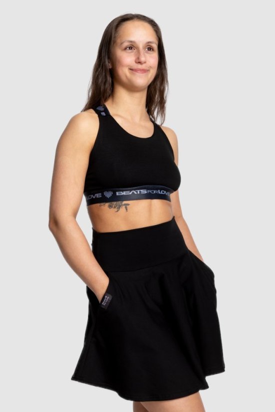 Sukně „Skirt the Beat“ - Barva: Černá, Velikost: M