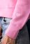 “Feel” Women Croptop Hoodie - Colour: Pink, Size: S
