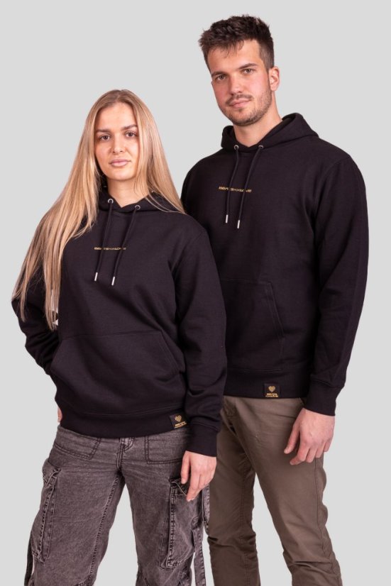 Unisex Mikina „Anniversary” - Barva: Černá, Velikost: M
