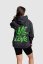 “Neon Flow” Oversize Hoodie - Colour: Grey, Size: M