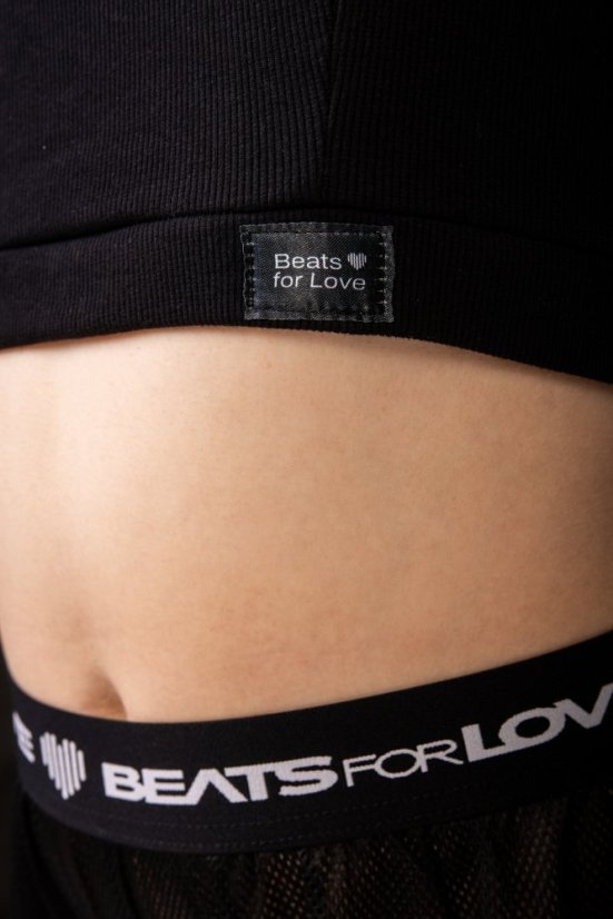 Žebrovaný top „Ribbed Soul” - Barva: Černá, Velikost: M
