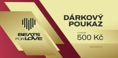 Dárkový poukaz Beat for Love - 500 Kč