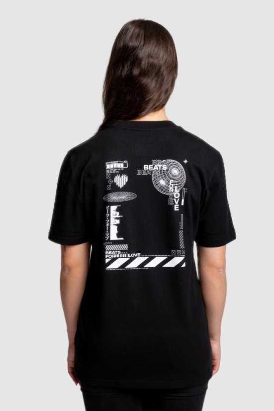 “Futuristic No. 1” Unisex T-shirt - Colour: Black, Size: M