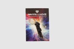 Metal Keychain “Live the Music, Feel the Love”