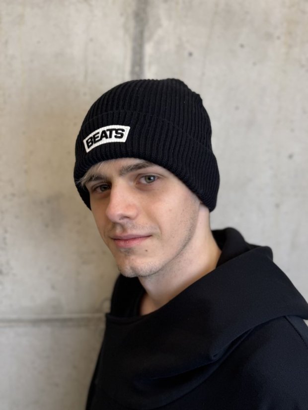 Čepice ,,Fisherman Beanie” - Barva: Černá