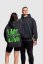 “Neon Flow” Oversize Hoodie - Colour: Grey, Size: M