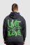 “Neon Flow” Oversize Hoodie - Colour: Grey, Size: M