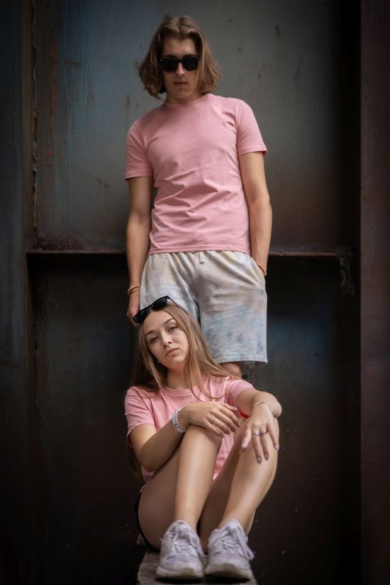 Unisex T-shirt „B4L Simple Back” - Colour: Pink, Size: M
