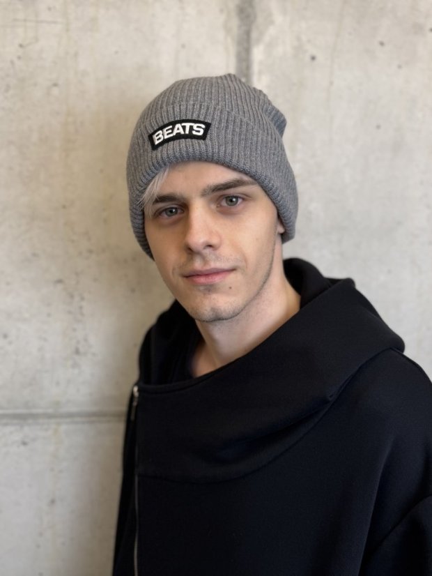 Čepice ,,Fisherman Beanie” - Barva: Šedá