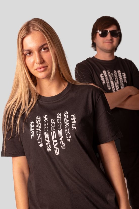 Unisex Triko „Heart of Steel” - Barva: Černá, Velikost: M