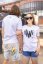 Unisex T-shirt ,,U & I Shirt” - Colour: White, Size: S