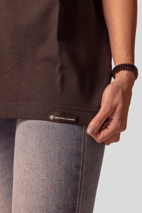 Unisex Oversize triko „Heart of Steel” - Barva: Černá, Velikost: S