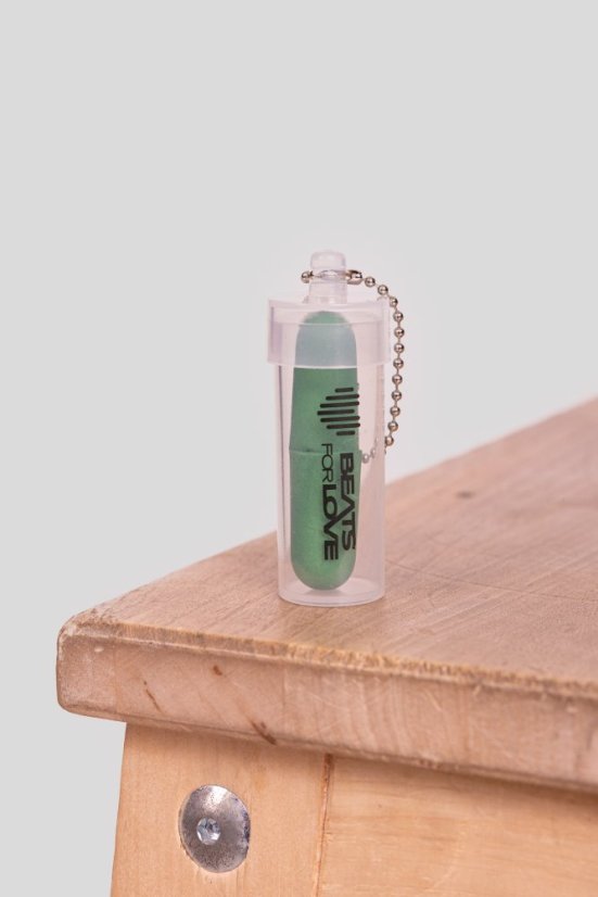 “Mute the Vibe” earplugs - Colour: Green