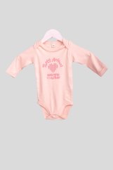 „Party Animal” long-sleeved baby bodysuits