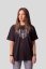 Unisex Oversize triko „Heart of Steel” - Barva: Černá, Velikost: S
