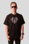 Unisex Oversize triko „Heart of Steel” - Barva: Černá, Velikost: L