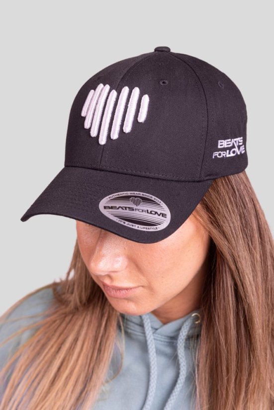 “Black Heart” Baseball Cap - Colour: Black, Variant: A