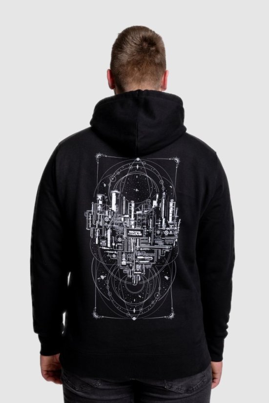 “B4L Universe” Unisex Hoodie - Colour: Black, Size: M