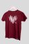 T-shirt for kiddos „Heart” - Colour: Vine, Size: 7 - 8 years