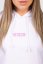 “Feel” Women Croptop Hoodie - Colour: Pink, Size: S