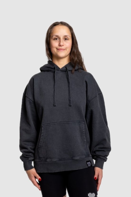 “Neon Flow” Oversize Hoodie - Colour: Grey, Size: M