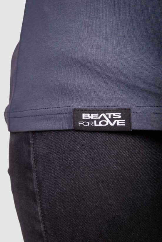 Tričko unisex Mini Beats - Barva: Šedá, Velikost: L
