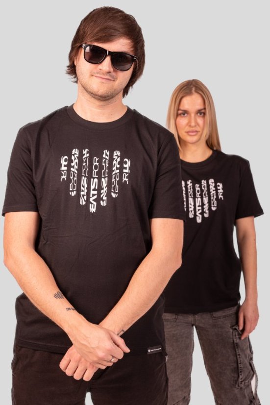 Unisex Triko „Heart of Steel” - Barva: Černá, Velikost: M
