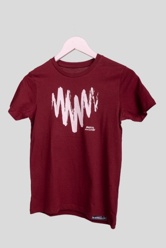 T-shirt for kiddos „Heart” - Colour: Blue, Size: 9 - 11 years