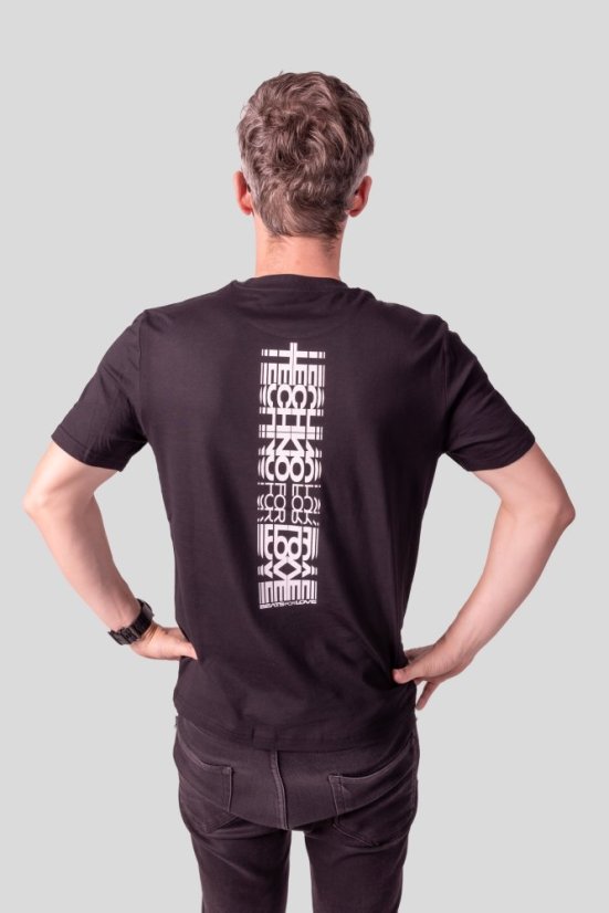 “Techno for Love” T-shirt - Colour: Black, Size: L