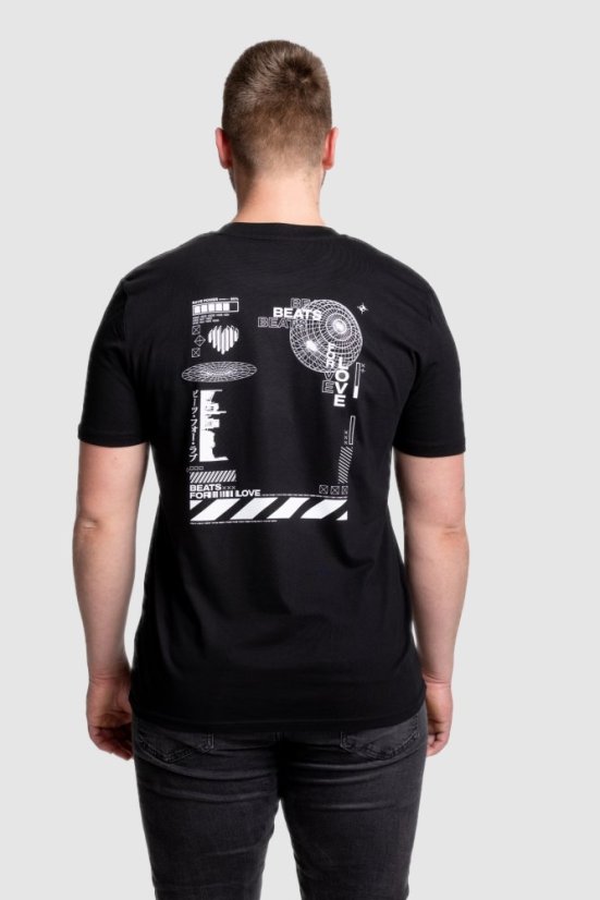 “Futuristic No. 1” Unisex T-shirt - Colour: Black, Size: M