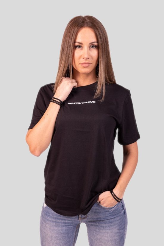 Unisex Triko „Ignite” - Barva: Černá, Velikost: S